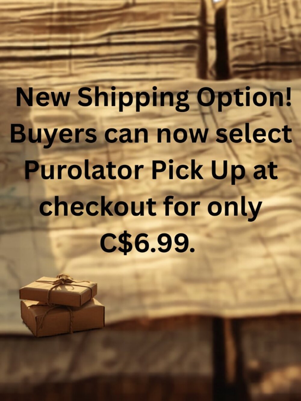 C$6.99 Purolator Shipping